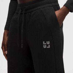 Lululemon athletic scuba midrise wide leg, sweatpants jewel size small NWT